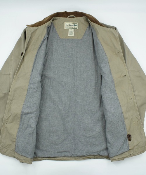 L.L.Bean(エルエルビーン)の「【USED】90’s L.L.Bean ハンティングジャケット(カバーオール・メンズ・ベージュ・LARGE)」の7枚目の写真