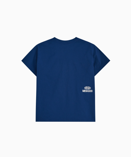 MENASOO(ミナス)の「VENODE Runfree Crop Tshirts_Blue (Crop Fit)(Tシャツ/カットソー・レディース・ブルー・1/2)」の11枚目の写真