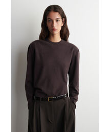 メリノウール クルーネックセーター