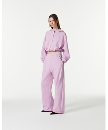 CURRENT（カレント）の「LOGO CURVED SWEAT PANTS [PINK]（スウェットパンツ）」