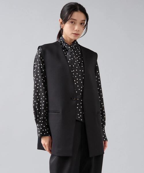 Liesse（リエス）の「ボウタイブラウス（シャツ/ブラウス・レディース・ホワイト/ブラック・FREE）」の22枚目の写真