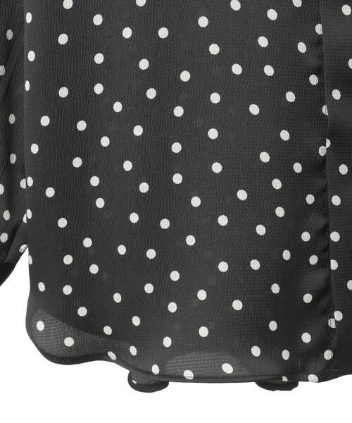 Liesse（リエス）の「ボウタイブラウス（シャツ/ブラウス・レディース・ホワイト/ブラック・FREE）」の8枚目の写真