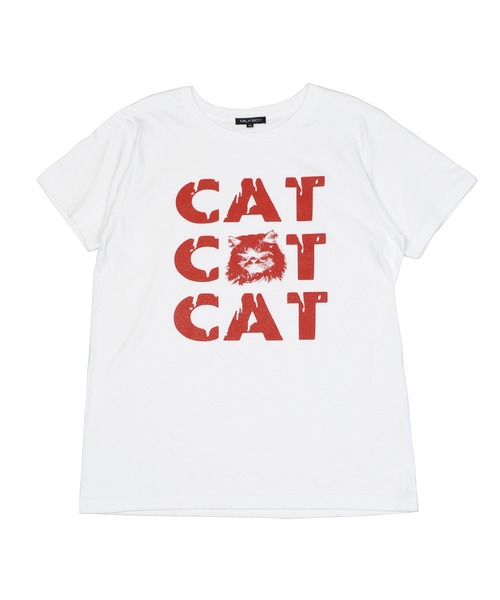 MILKBOY(ミルクボーイ)の「CAT CAT CAT Tシャツ(Tシャツ/カットソー・レディース・C/B/A・M/L)」の4枚目の写真