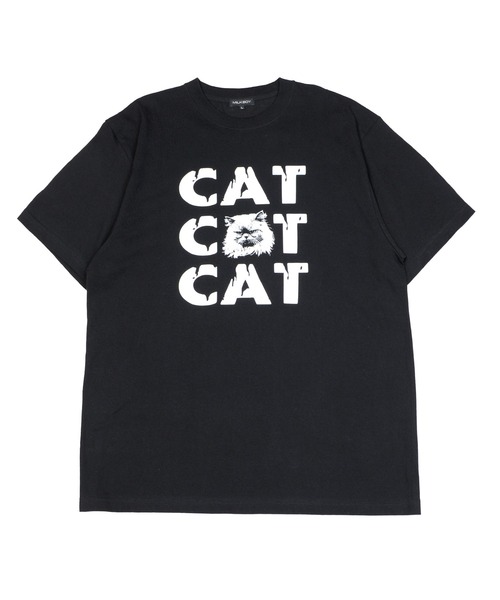 MILKBOY(ミルクボーイ)の「CAT CAT CAT Tシャツ(Tシャツ/カットソー・レディース・C/B/A・M/L)」の6枚目の写真