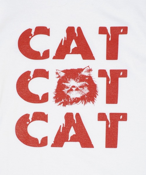 MILKBOY(ミルクボーイ)の「CAT CAT CAT Tシャツ(Tシャツ/カットソー・レディース・C/B/A・M/L)」の9枚目の写真
