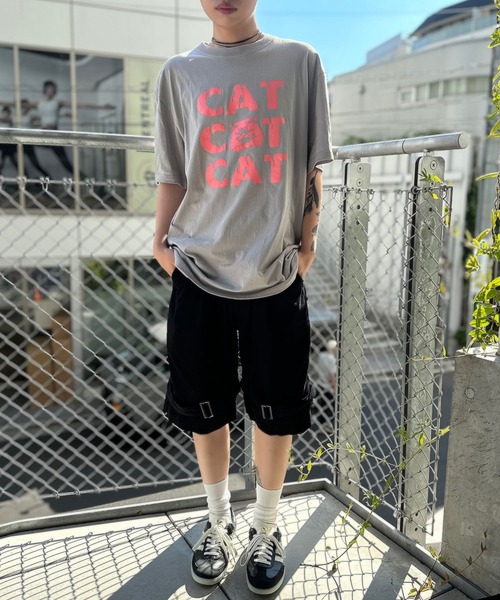 MILKBOY(ミルクボーイ)の「CAT CAT CAT Tシャツ(Tシャツ/カットソー・レディース・C/B/A・M/L)」の7枚目の写真