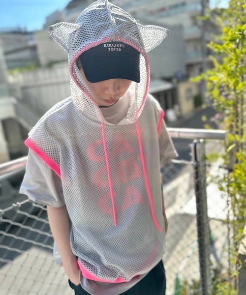 MILKBOY(ミルクボーイ)の「CAT CAT CAT Tシャツ(Tシャツ/カットソー・レディース・C/B/A・M/L)」の14枚目の写真