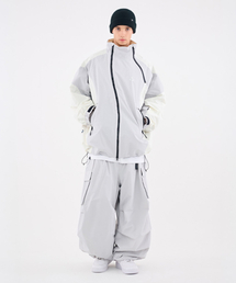 DOLL OUTERWEAR（ドラ アウターウェア）の「[DOLL x DUMDIDUM] 2526 ビタジャケット&パンツセット L.GRAY 男女共用（セットアップ）」