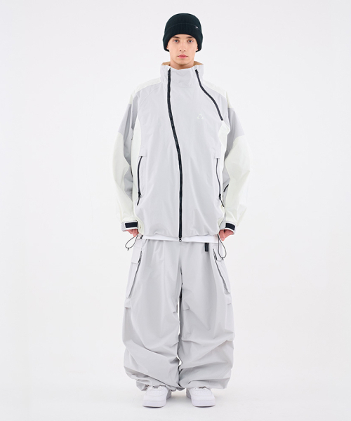 DOLL OUTERWEAR（ドラ アウターウェア）の「[DOLL x DUMDIDUM] 2526 ビタジャケット&パンツセット L.GRAY 男女共用（セットアップ・レディース・その他・SMALL/MEDIUM/LARGE/X-LARGE）」の4枚目の写真