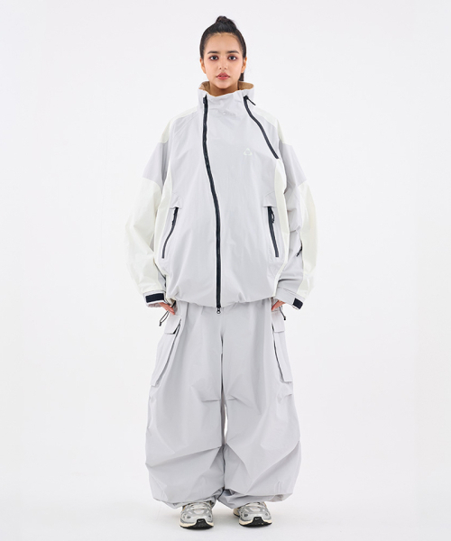 DOLL OUTERWEAR（ドラ アウターウェア）の「[DOLL x DUMDIDUM] 2526 ビタジャケット&パンツセット L.GRAY 男女共用（セットアップ・レディース・その他・SMALL/MEDIUM/LARGE/X-LARGE）」の6枚目の写真