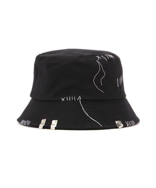 AZS TOKYO(アザストーキョー)の「AZS TOKYO/アザストウキョウ/”LIFE IS PAIN”HAT(ハット・メンズ・ブラック・F)」の3枚目の写真