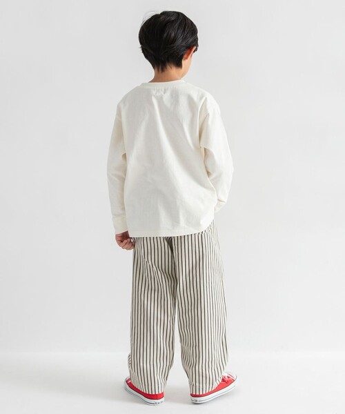 DRC branshes(ディーアールシーブランシェス)の「【DRC】アソートグラフィック長袖Tシャツ(Tシャツ/カットソー・キッズ・ダークグリーン/ブルー/フューシャピンク/チャコールグレー/ブラック/アイボリー/ブルーグレー/ホワイト/ラベンダー/ネイビー/その他1/オレンジ/その他2/その他3・100/110/120/130/140/150/160)」の18枚目の写真