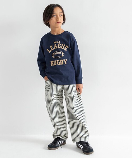 DRC branshes(ディーアールシーブランシェス)の「【DRC】アソートグラフィック長袖Tシャツ(Tシャツ/カットソー・キッズ・ダークグリーン/ブルー/フューシャピンク/チャコールグレー/ブラック/アイボリー/ブルーグレー/ホワイト/ラベンダー/ネイビー/その他1/オレンジ/その他2/その他3・100/110/120/130/140/150/160)」の19枚目の写真