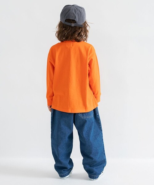 DRC branshes(ディーアールシーブランシェス)の「【DRC】アソートグラフィック長袖Tシャツ(Tシャツ/カットソー・キッズ・ダークグリーン/ブルー/フューシャピンク/チャコールグレー/ブラック/アイボリー/ブルーグレー/ホワイト/ラベンダー/ネイビー/その他1/オレンジ/その他2/その他3・100/110/120/130/140/150/160)」の21枚目の写真