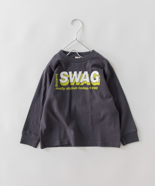 DRC branshes(ディーアールシーブランシェス)の「【DRC】アソートグラフィック長袖Tシャツ(Tシャツ/カットソー・キッズ・ダークグリーン/ブルー/フューシャピンク/チャコールグレー/ブラック/アイボリー/ブルーグレー/ホワイト/ラベンダー/ネイビー/その他1/オレンジ/その他2/その他3・100/110/120/130/140/150/160)」の12枚目の写真