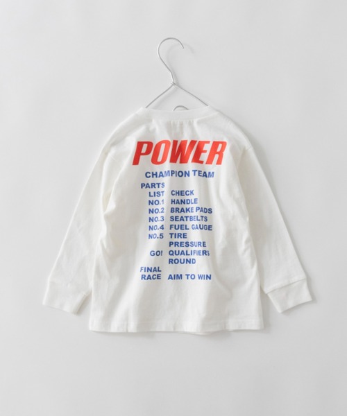 DRC branshes(ディーアールシーブランシェス)の「【DRC】アソートグラフィック長袖Tシャツ(Tシャツ/カットソー・キッズ・ダークグリーン/ブルー/フューシャピンク/チャコールグレー/ブラック/アイボリー/ブルーグレー/ホワイト/ラベンダー/ネイビー/その他1/オレンジ/その他2/その他3・100/110/120/130/140/150/160)」の2枚目の写真