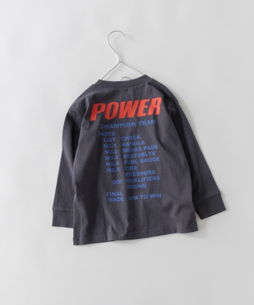 DRC branshes(ディーアールシーブランシェス)の「【DRC】アソートグラフィック長袖Tシャツ(Tシャツ/カットソー・キッズ・ダークグリーン/ブルー/フューシャピンク/チャコールグレー/ブラック/アイボリー/ブルーグレー/ホワイト/ラベンダー/ネイビー/その他1/オレンジ/その他2/その他3・100/110/120/130/140/150/160)」の1枚目の写真