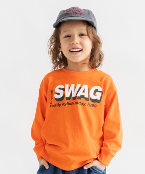 DRC branshes(ディーアールシーブランシェス)の「【DRC】アソートグラフィック長袖Tシャツ(Tシャツ/カットソー・キッズ・ダークグリーン/ブルー/フューシャピンク/チャコールグレー/ブラック/アイボリー/ブルーグレー/ホワイト/ラベンダー/ネイビー/その他1/オレンジ/その他2/その他3・100/110/120/130/140/150/160)」の11枚目の写真