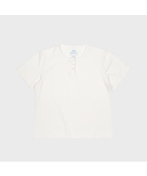(w) henley neck tee (3colors)