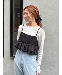 Ungrid（アングリッド）の「スパンコールバルーンビスチェ（キャミソール）」