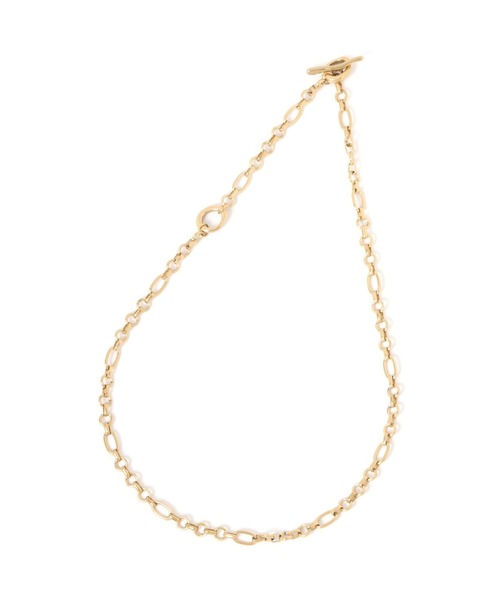 LEPSIM（レプシィム）の「ステンレス2WAYマンテルネックレス　633035（ネックレス・レディース・シルバー/ゴールド・ONE SIZE）」の2枚目の写真