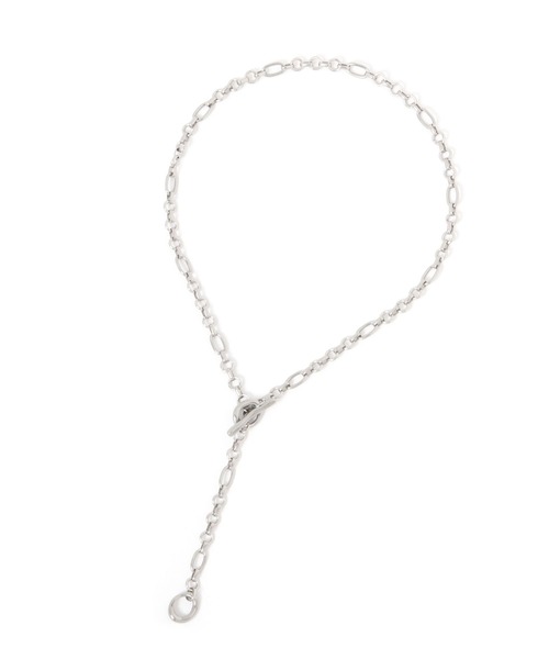 LEPSIM（レプシィム）の「ステンレス2WAYマンテルネックレス　633035（ネックレス・レディース・シルバー/ゴールド・ONE SIZE）」の4枚目の写真