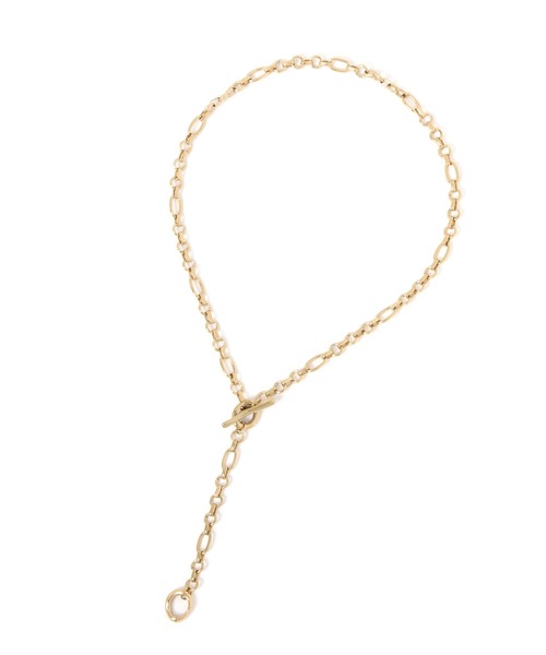 LEPSIM（レプシィム）の「ステンレス2WAYマンテルネックレス　633035（ネックレス・レディース・シルバー/ゴールド・ONE SIZE）」の5枚目の写真