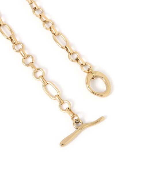 LEPSIM（レプシィム）の「ステンレス2WAYマンテルネックレス　633035（ネックレス・レディース・シルバー/ゴールド・ONE SIZE）」の6枚目の写真