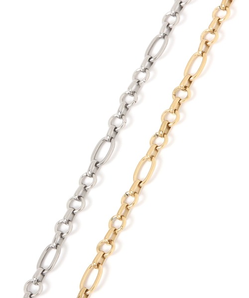 LEPSIM（レプシィム）の「ステンレス2WAYマンテルネックレス　633035（ネックレス・レディース・シルバー/ゴールド・ONE SIZE）」の7枚目の写真
