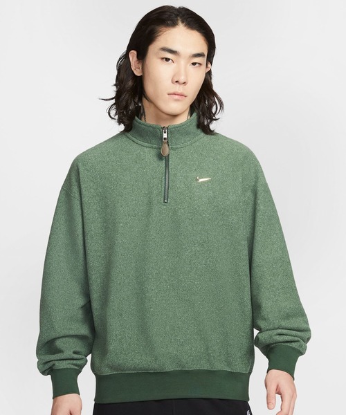 NIKE(ナイキ)の「NIKE AS M NK SSNL+ HW BB QZ TOP / ナイキ SSNL+ HW BB QZ L/S トップ GCE 【SP】(スウェット・メンズ・グリーン/ネイビー・S/M/L/XL/XXL)」の12枚目の写真