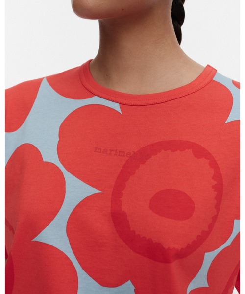 marimekko（マリメッコ）の「【kioski】Erna Unikko / t-shirt（Tシャツ/カットソー・レディース・レッド・X-LARGE/LARGE/MEDIUM/SMALL/X-SMALL）」の4枚目の写真