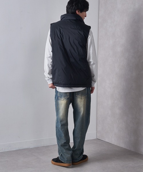 NANGA（ナンガ）の「【NANGA】AURORA TEX STAND COLLAR DOWN VEST（ダウンベスト・メンズ・ブラック・M）」の12枚目の写真