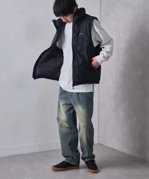 NANGA（ナンガ）の「【NANGA】AURORA TEX STAND COLLAR DOWN VEST（ダウンベスト・メンズ・ブラック・M）」の11枚目の写真