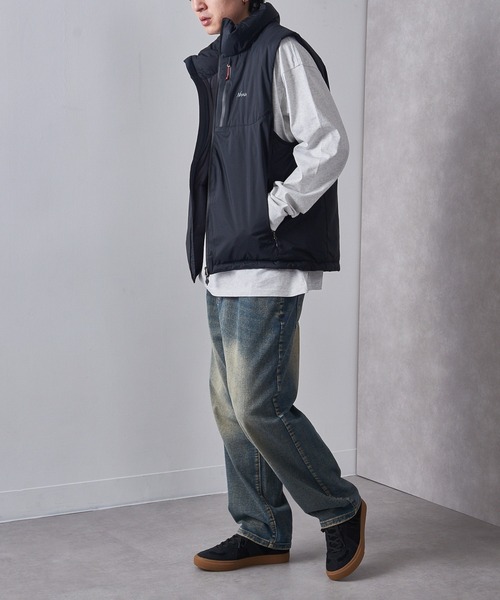 NANGA（ナンガ）の「【NANGA】AURORA TEX STAND COLLAR DOWN VEST（ダウンベスト・メンズ・ブラック・M）」の10枚目の写真