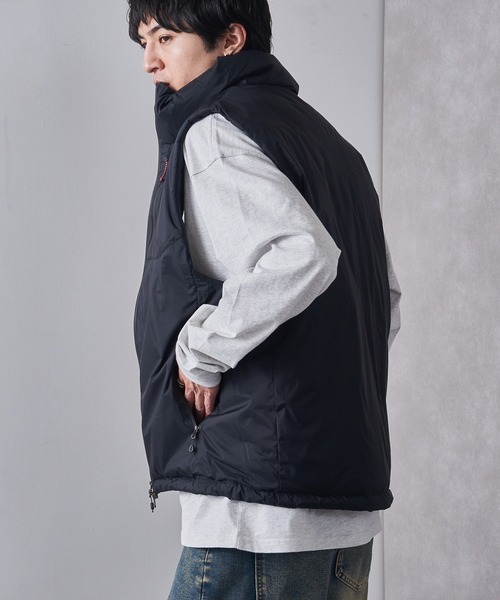 NANGA（ナンガ）の「【NANGA】AURORA TEX STAND COLLAR DOWN VEST（ダウンベスト・メンズ・ブラック・M）」の6枚目の写真