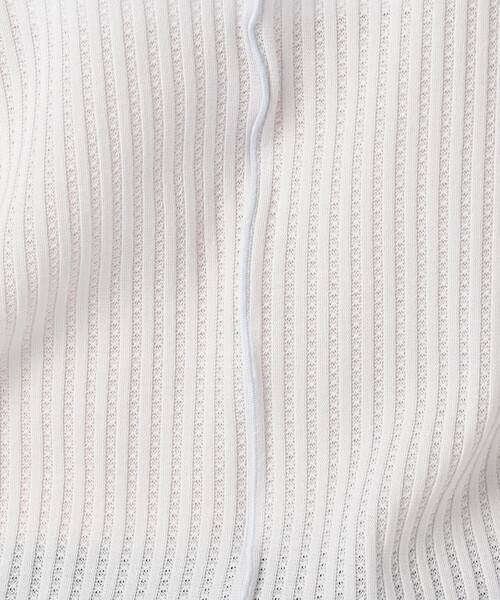 Gabardine K.T(ギャバジンケーティー)の「【前後2WAY】シアーストライプジャージー シアーストライプカットソー(Tシャツ/カットソー・レディース・ライトグレー/サックスブルー・11号/9号)」の20枚目の写真