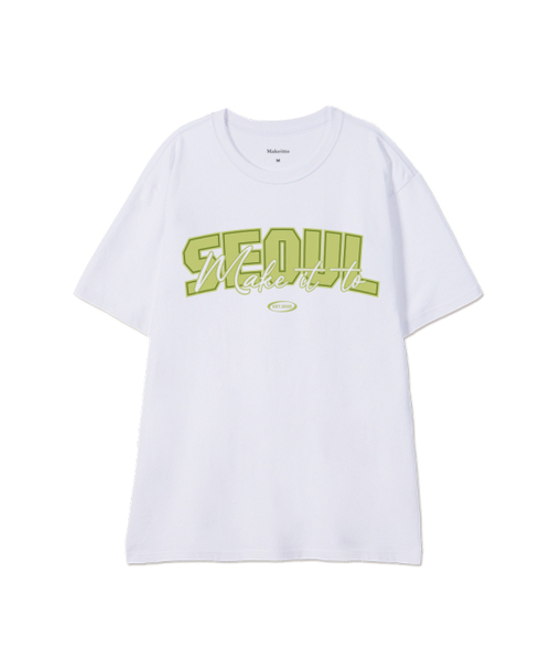 MAKEITTO（メイキット）の「[SEOUL] CREW NECK TEE_WHITE（Tシャツ/カットソー・メンズ・その他・MEDIUM/LARGE/X-LARGE/XX-LARGE）」の2枚目の写真