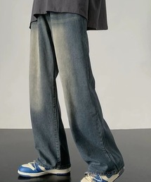 CELENA BEATS | ヴィンテージ ライク ワイド デニム パンツ(デニムパンツ)