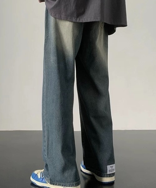 CELENA BEATS（セレナビーツ）の「ヴィンテージ ライク ワイド デニム パンツ（デニムパンツ・メンズ・インディゴブルー・L/M）」の6枚目の写真