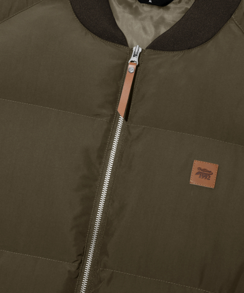 TRILLION(トリリオン)の「レザー パッチ プッパー ダウン (KHAKI)(ダウンジャケット/コート・レディース・その他・M/L/XL)」の7枚目の写真