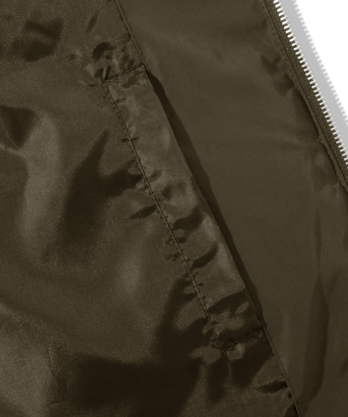 TRILLION(トリリオン)の「レザー パッチ プッパー ダウン (KHAKI)(ダウンジャケット/コート・レディース・その他・M/L/XL)」の12枚目の写真