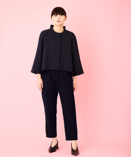 Ranerrh(ラネリ)の「【NAVY】フォーマルテーパードパンツ【結婚式・入卒式・お受験】【オケージョン】(スーツパンツ・レディース・ネイビー・38)」の4枚目の写真