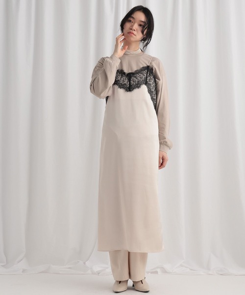 mysty woman（ミスティウーマン）の「CHOIXロゴプリントT 646351（Tシャツ/カットソー・レディース・ブラック/ベージュ/オフホワイト・FREE）」の12枚目の写真