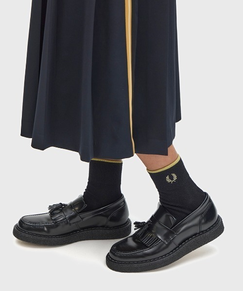 FRED PERRY(フレッドペリー)の「Single Tipped Short Socks/シングルティップラインショートソックス(ソックス/靴下・メンズ・ブラック系その他/ブラック/ホワイト/ネイビー/ネイビー系/グレー/ベージュ・4-6/6-8)」の10枚目の写真