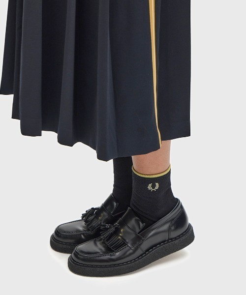 FRED PERRY(フレッドペリー)の「Single Tipped Short Socks/シングルティップラインショートソックス(ソックス/靴下・メンズ・ブラック系その他/ブラック/ホワイト/ネイビー/ネイビー系/グレー/ベージュ・4-6/6-8)」の11枚目の写真