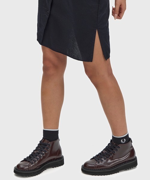 FRED PERRY(フレッドペリー)の「Single Tipped Short Socks/シングルティップラインショートソックス(ソックス/靴下・メンズ・ブラック系その他/ブラック/ホワイト/ネイビー/ネイビー系/グレー/ベージュ・4-6/6-8)」の14枚目の写真