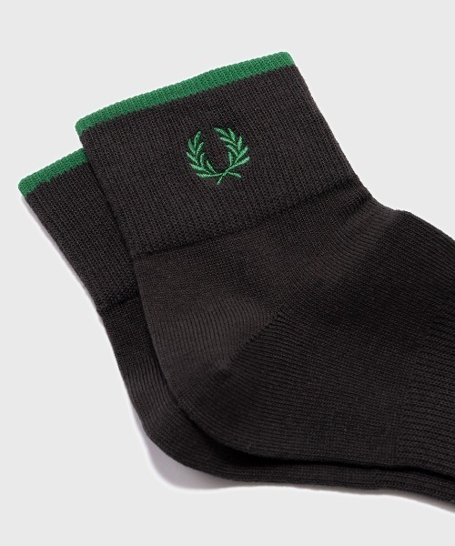 FRED PERRY(フレッドペリー)の「Single Tipped Short Socks/シングルティップラインショートソックス(ソックス/靴下・メンズ・ブラック系その他/ブラック/ホワイト/ネイビー/ネイビー系/グレー/ベージュ・4-6/6-8)」の9枚目の写真