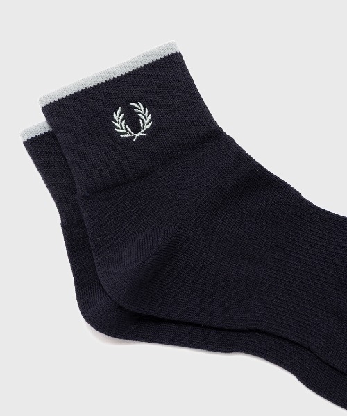 FRED PERRY(フレッドペリー)の「Single Tipped Short Socks/シングルティップラインショートソックス(ソックス/靴下・メンズ・ブラック系その他/ブラック/ホワイト/ネイビー/ネイビー系/グレー/ベージュ・4-6/6-8)」の22枚目の写真
