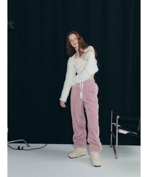 ASURA（アスラ）の「コージージョガーパンツ (ピンク)（スウェットパンツ・レディース・その他・ONE SIZE）」の2枚目の写真