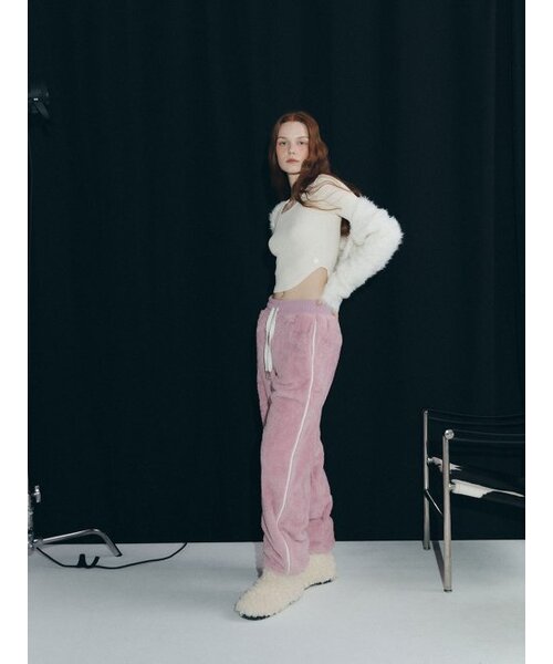 ASURA（アスラ）の「コージージョガーパンツ (ピンク)（スウェットパンツ・レディース・その他・ONE SIZE）」の3枚目の写真